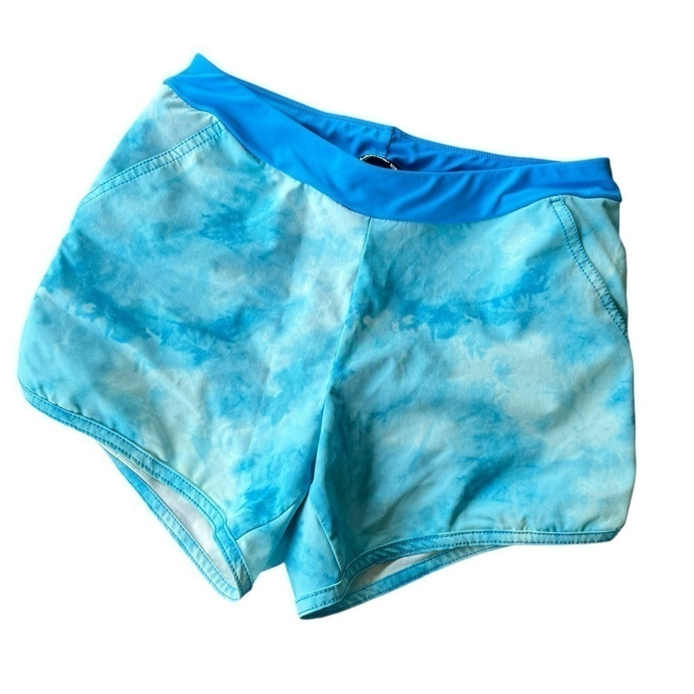 Lands’ End Swim Shorts Girls Size 14 Blue